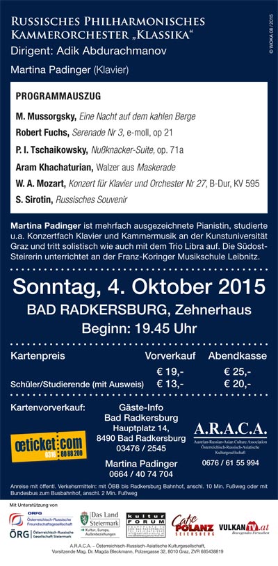 Orchesterkonzert Bad Radkersburg