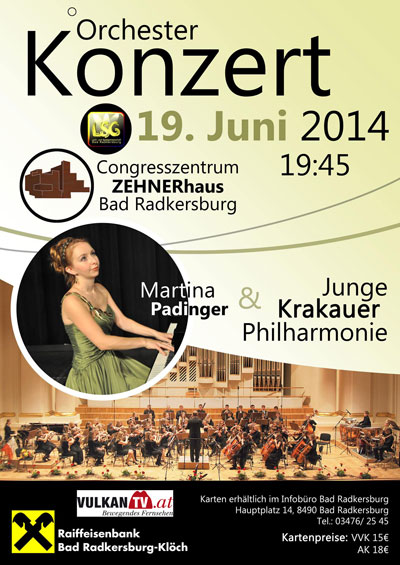 Martina Padinger, Orchesterkonzert, Zehnerhaus